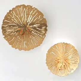 Gold Luxury Wall Lamp Background Home Indoor Living